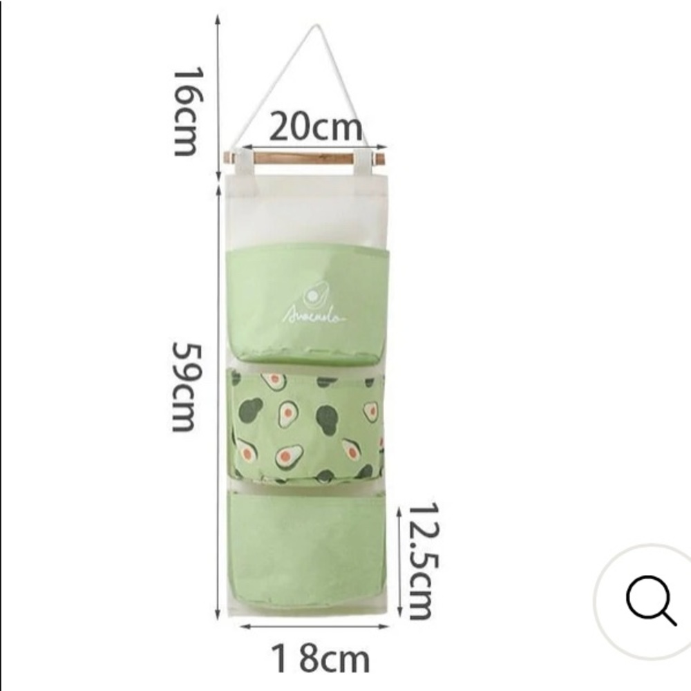 Travel hanging storage. Three compartment in various colors